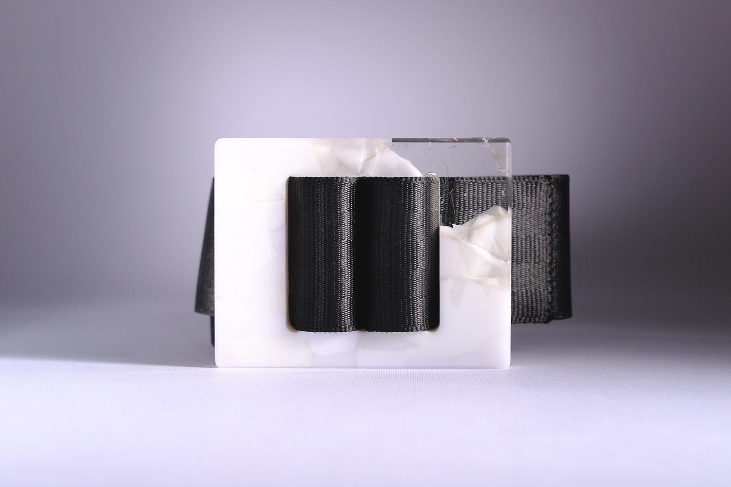 Deep Space: ICY MOON Upcycled Big Belt